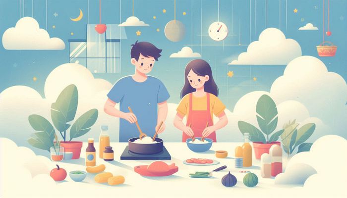 آشپزی پختن غذای مرغی