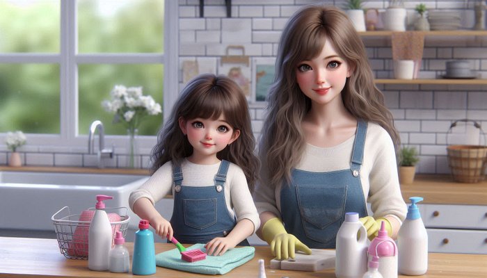 تمیز کردن خانه