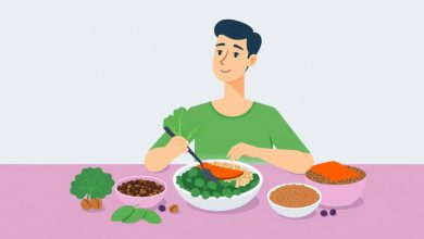تغذیه غذای مفید و سالم