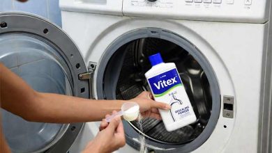 جرم گیری لباسشویی با وایتکس یا پودر یا قرص جرمگیر